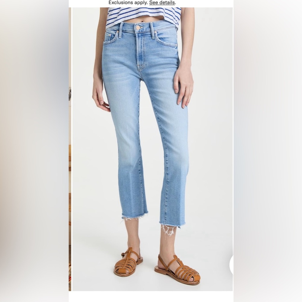MOTHER Insider Cropped Fray-Limited Edition